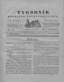 Tygodnik Rolniczo-Technologiczny. T.6. 1840. Nr 52