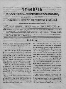 Tygodnik Rolniczo-Technologiczny. T.12. 1846. Nr 6