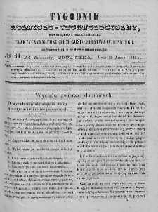 Tygodnik Rolniczo-Technologiczny. T.12. 1846. Nr 31