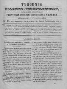 Tygodnik Rolniczo-Technologiczny. T.12. 1846. Nr 40