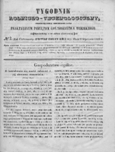 Tygodnik Rolniczo-Technologiczny. T.14. 1848. Nr 2