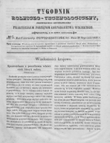 Tygodnik Rolniczo-Technologiczny. T.14. 1848. Nr 5