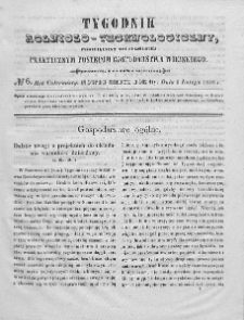 Tygodnik Rolniczo-Technologiczny. T.14. 1848. Nr 6