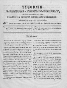 Tygodnik Rolniczo-Technologiczny. T.14. 1848. Nr 7