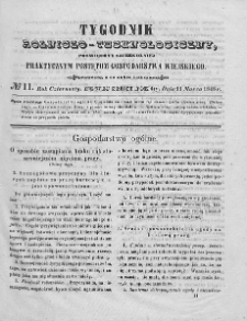 Tygodnik Rolniczo-Technologiczny. T.14. 1848. Nr 11