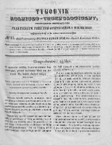 Tygodnik Rolniczo-Technologiczny. T.14. 1848. Nr 15