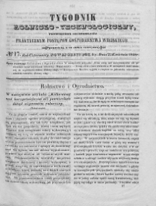 Tygodnik Rolniczo-Technologiczny. T.14. 1848. Nr 17