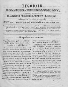 Tygodnik Rolniczo-Technologiczny. T.14. 1848. Nr 19