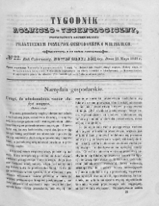Tygodnik Rolniczo-Technologiczny. T.14. 1848. Nr 22