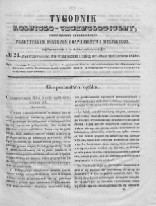 Tygodnik Rolniczo-Technologiczny. T.14. 1848. Nr 24