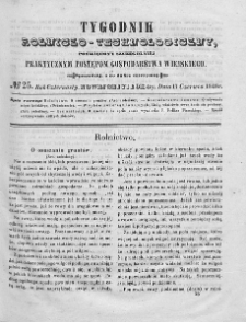 Tygodnik Rolniczo-Technologiczny. T.14. 1848. Nr 25