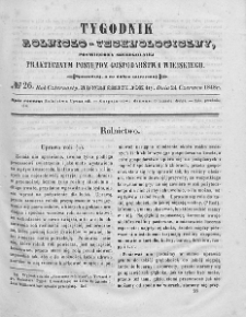 Tygodnik Rolniczo-Technologiczny. T.14. 1848. Nr 26