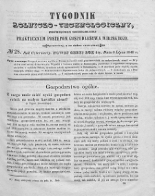 Tygodnik Rolniczo-Technologiczny. T.14. 1848. Nr 28