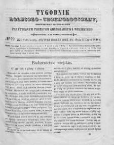 Tygodnik Rolniczo-Technologiczny. T.14. 1848. Nr 29