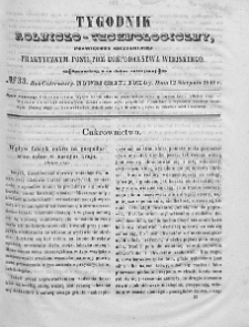 Tygodnik Rolniczo-Technologiczny. T.14. 1848. Nr 33