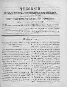 Tygodnik Rolniczo-Technologiczny. T.14. 1848. Nr 41