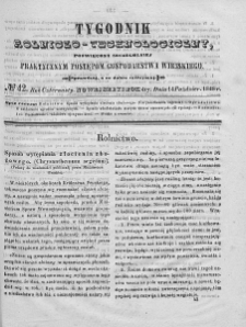 Tygodnik Rolniczo-Technologiczny. T.14. 1848. Nr 42