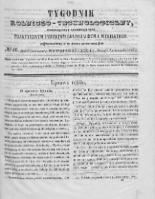 Tygodnik Rolniczo-Technologiczny. T.14. 1848. Nr 46