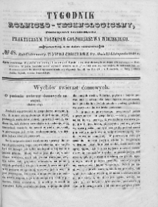 Tygodnik Rolniczo-Technologiczny. T.14. 1848. Nr 48