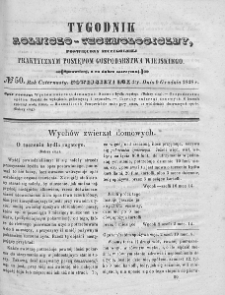 Tygodnik Rolniczo-Technologiczny. T.14. 1848. Nr 50
