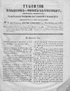 Tygodnik Rolniczo-Technologiczny. T.15. 1849. Nr 4