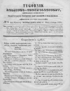 Tygodnik Rolniczo-Technologiczny. T.15. 1849. Nr 6