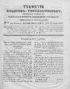 Tygodnik Rolniczo-Technologiczny. T.15. 1849. Nr 8