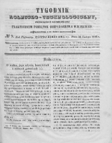 Tygodnik Rolniczo-Technologiczny. T.15. 1849. Nr 9