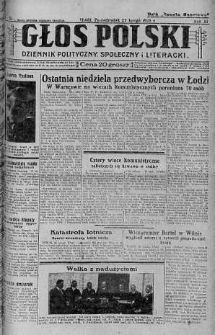 Głos Polski : dziennik polityczny, społeczny i literacki 27 luty 1928 nr 58