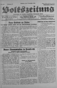 Volkszeitung 2 listopad 1938 nr 301