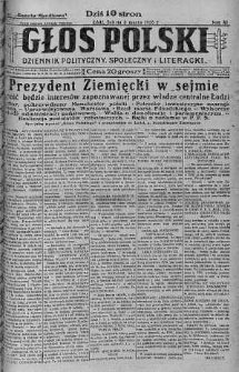 Głos Polski : dziennik polityczny, społeczny i literacki 3 marzec 1928 nr 63