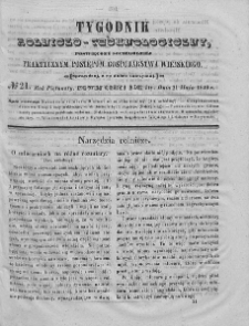 Tygodnik Rolniczo-Technologiczny. T.15. 1849. Nr 21