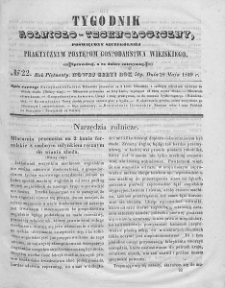 Tygodnik Rolniczo-Technologiczny. T.15. 1849. Nr 22