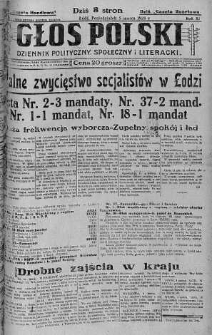 Głos Polski : dziennik polityczny, społeczny i literacki 5 marzec 1928 nr 65