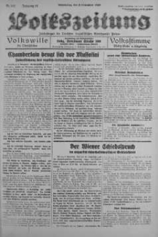 Volkszeitung 3 listopad 1938 nr 302