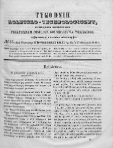Tygodnik Rolniczo-Technologiczny. T.15. 1849. Nr 35