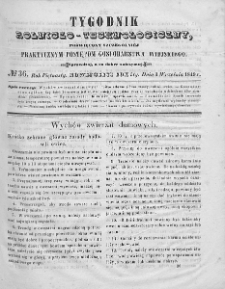 Tygodnik Rolniczo-Technologiczny. T.15. 1849. Nr 36