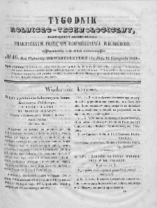 Tygodnik Rolniczo-Technologiczny. T.15. 1849. Nr 46
