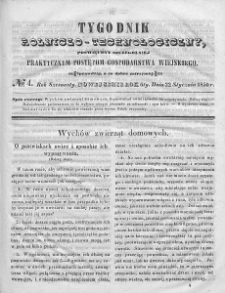 Tygodnik Rolniczo-Technologiczny. T.16. 1850. Nr 4
