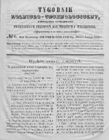 Tygodnik Rolniczo-Technologiczny. T.16. 1850. Nr 6
