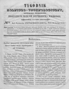 Tygodnik Rolniczo-Technologiczny. T.16. 1850. Nr 9