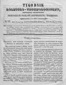 Tygodnik Rolniczo-Technologiczny. T.16. 1850. Nr 11