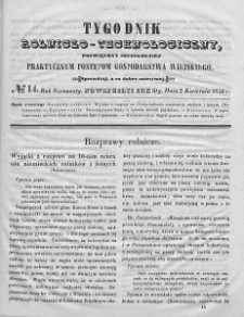 Tygodnik Rolniczo-Technologiczny. T.16. 1850. Nr 14