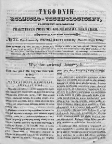 Tygodnik Rolniczo-Technologiczny. T.16. 1850. Nr 22