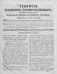 Tygodnik Rolniczo-Technologiczny. T.16. 1850. Nr 25