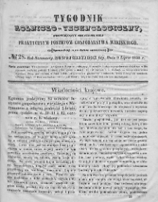 Tygodnik Rolniczo-Technologiczny. T.16. 1850. Nr 28
