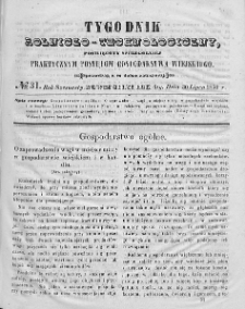 Tygodnik Rolniczo-Technologiczny. T.16. 1850. Nr 31