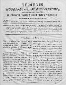 Tygodnik Rolniczo-Technologiczny. T.16. 1850. Nr 34