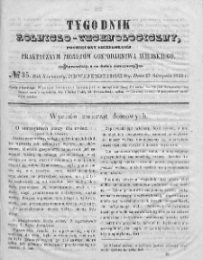 Tygodnik Rolniczo-Technologiczny. T.16. 1850. Nr 35