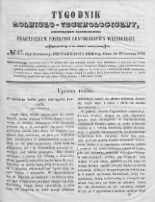 Tygodnik Rolniczo-Technologiczny. T.16. 1850. Nr 37